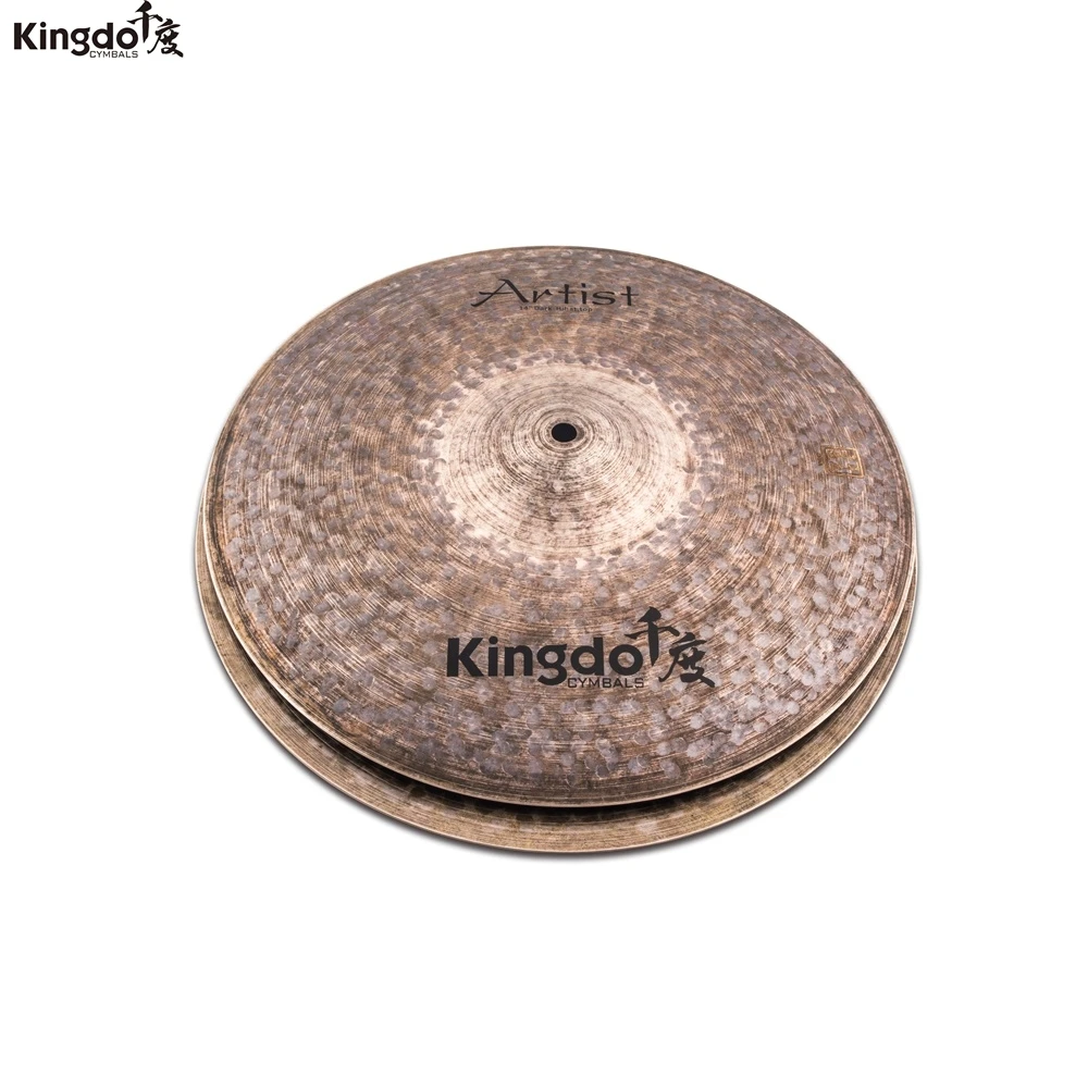 Kingdo B20 Artist Dark серия 14 "+ 16" + 20 "4 шт набор для барабанов|Гонг и цимбалы| |