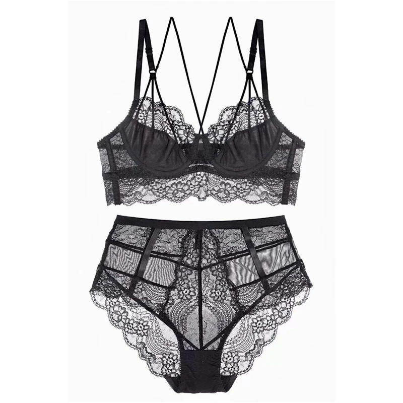 Sexy women's ultra-thin lace beauty back underwear sexy gather bra transparent comfortable breathable supporting bra set WT047
Sexy women's ultra-thin lace beauty back underwear sexy gather bra transparent comfortable breathable supporting bra set WT047