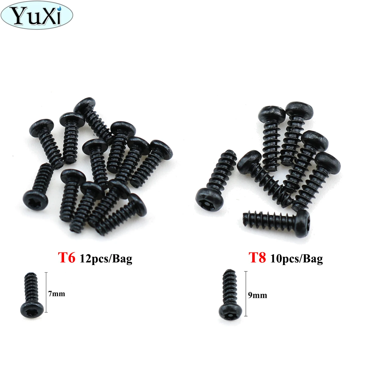 Юйси 1 сумка Замена Torx T8 T6 шестигранные винты Крышка Ремонт Часть для Xbox one 7 мм/9 мм