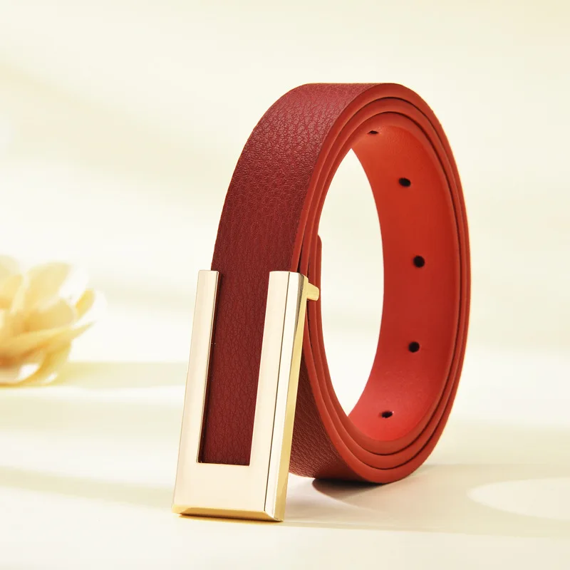 Fashion Versatile Smooth Buckle Belt Women's Professional Suit Pants Slim Belt Student Dress Jeans Belt Cinturones Para Mujer
Fashion Versatile Smooth Buckle Belt Women's Professional Suit Pants Slim Belt Student Dress Jeans Belt Cinturones Para Mujer