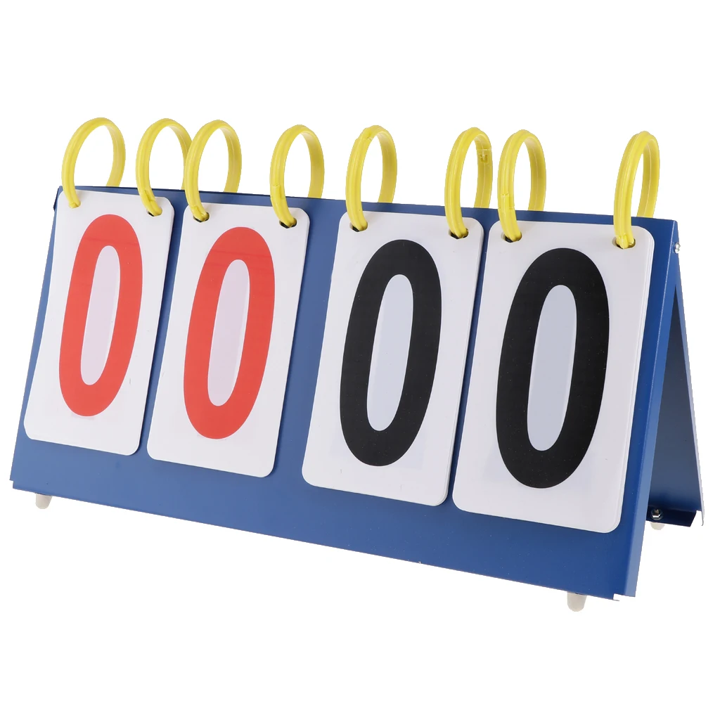 Portable 4/6 Digit Table Top Scoreboard Sports Flip Score Board Score Record for Basketball Table Tennis Badminton Volleyball
Portable 4/6 Digit Table Top Scoreboard Sports Flip Score Board Score Record for Basketball Table Tennis Badminton Volleyball
