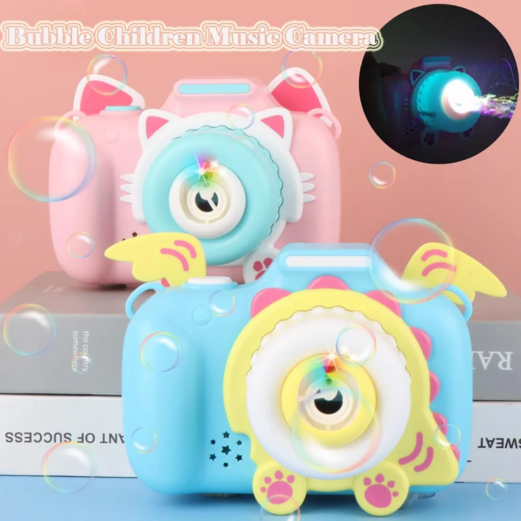 Electronic Music Camera Bubble Toys For Kids Automatic Bubble Blower Machine Summer Outdoor Soap bubbles Funny Children Toy
Electronic Music Camera Bubble Toys For Kids Automatic Bubble Blower Machine Summer Outdoor Soap bubbles Funny Children Toy