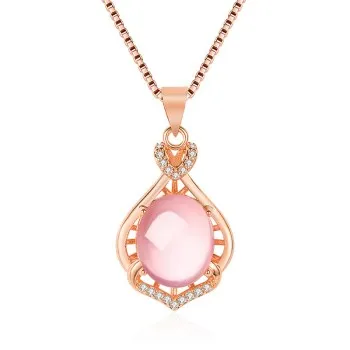 Water Drop Hibiscus Stone Pendant Heart-shaped Powder Crystal Pendant Micro-encrusted Collarbone Necklace Niche Design Jewelry
Water Drop Hibiscus Stone Pendant Heart-shaped Powder Crystal Pendant Micro-encrusted Collarbone Necklace Niche Design Jewelry