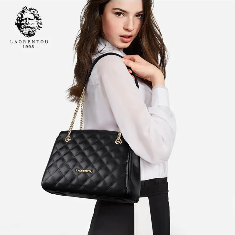 LAOREBTOU 2020 New women Leather handbags quality cowhide women bag diamond lattice fashion women leather shoulder bag
LAOREBTOU 2020 New women Leather handbags quality cowhide women bag diamond lattice fashion women leather shoulder bag