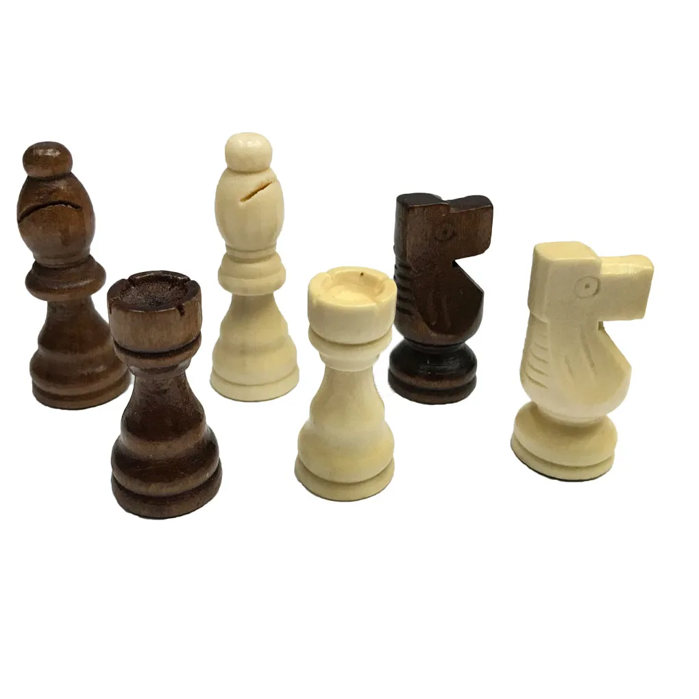 Wooden Chess Set 7 7cm King 32 Chess Pieces Figures Pawns Adults Children Tournament Game Toy
Wooden Chess Set 7 7cm King 32 Chess Pieces Figures Pawns Adults Children Tournament Game Toy
