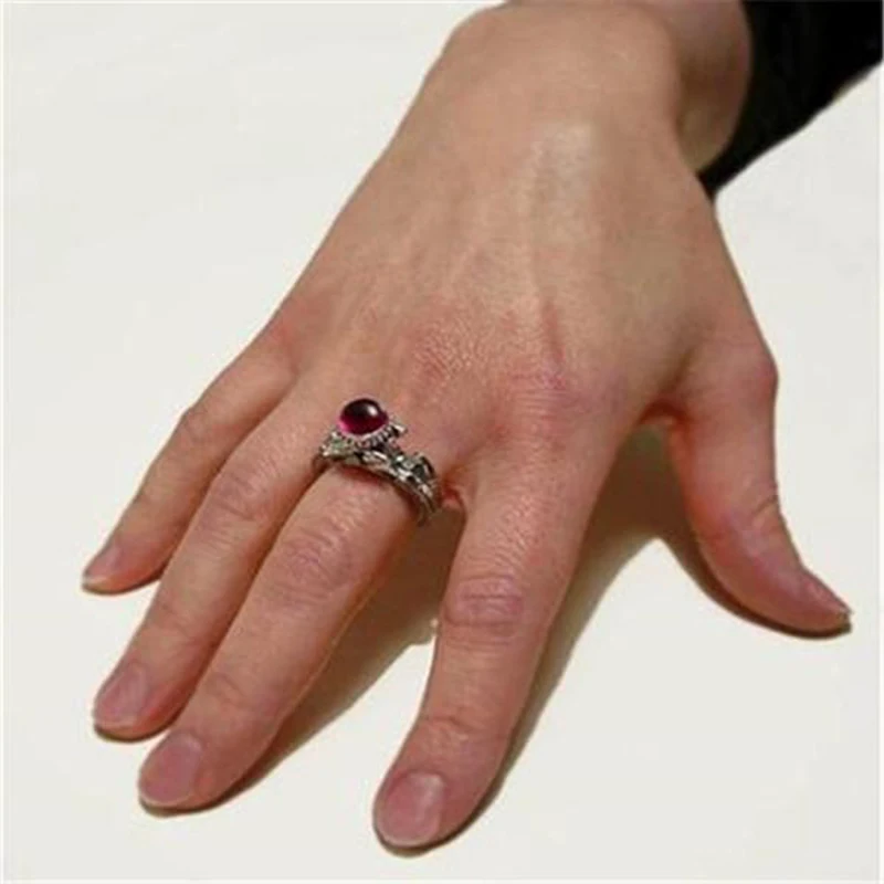 Engraving and Art Gothic Red Stone Ring Sorcerer Pagan 316L Stainless Steel Ring Men and Women Punk Rock Motorcycle Jewelry
Engraving and Art Gothic Red Stone Ring Sorcerer Pagan 316L Stainless Steel Ring Men and Women Punk Rock Motorcycle Jewelry