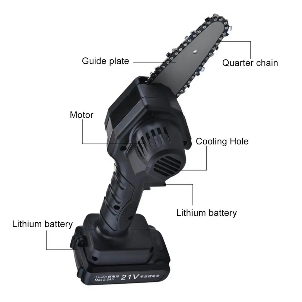 Mini Chainsaw Cordless Electric Pruning Chainsaw For Tree Branch Small Woodworking Logging Mini Electric Chain Saw Garden
Mini Chainsaw Cordless Electric Pruning Chainsaw For Tree Branch Small Woodworking Logging Mini Electric Chain Saw Garden