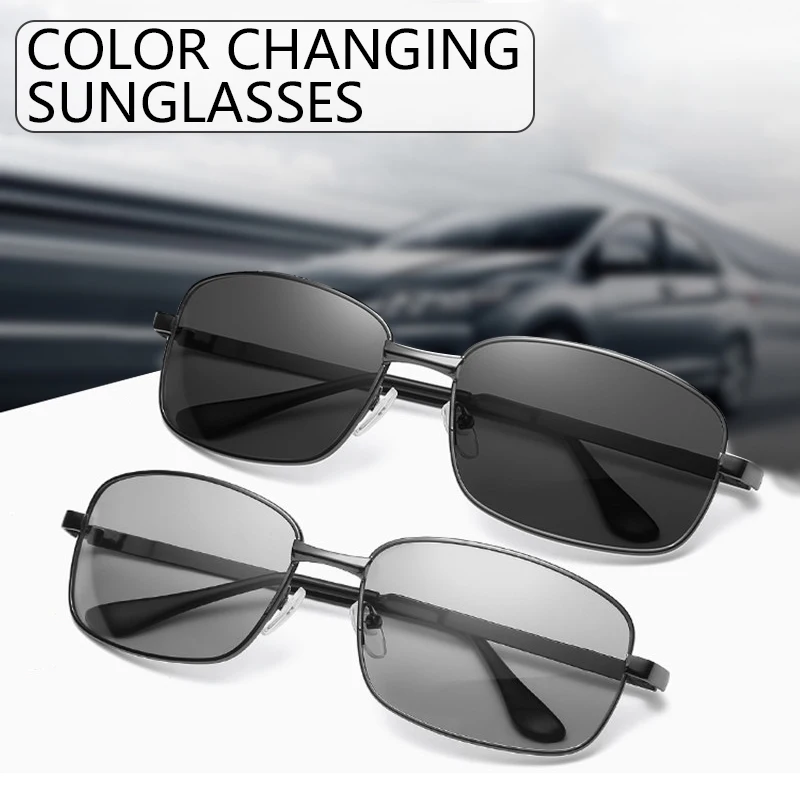 Men Photochromic Sunglasses Polarized Driving Chameleon Glasses Male Change Color Sun Glasses Day Outdoor Sports Driver Eyewear
Men Photochromic Sunglasses Polarized Driving Chameleon Glasses Male Change Color Sun Glasses Day Outdoor Sports Driver Eyewear