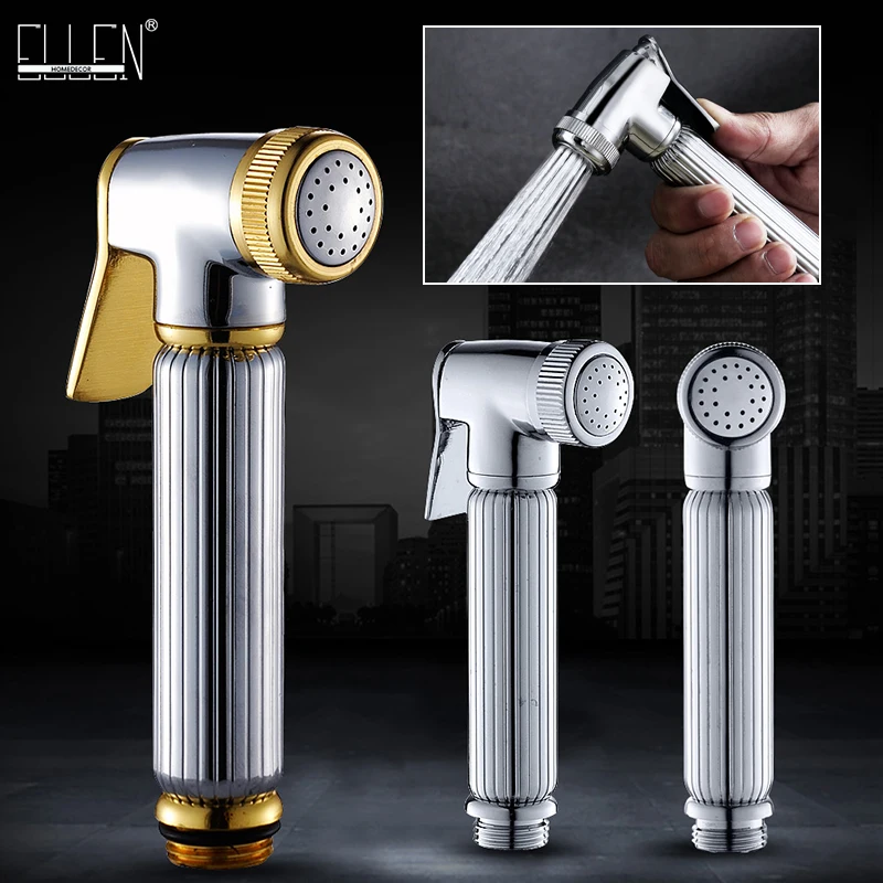 Bidets Faucet Sprayer Solid Brass Chrome Handheld Toilet Bathroom Bidet Garden Faucet Gold Bidet Head Pet Shower Spray EL009
Bidets Faucet Sprayer Solid Brass Chrome Handheld Toilet Bathroom Bidet Garden Faucet Gold Bidet Head Pet Shower Spray EL009