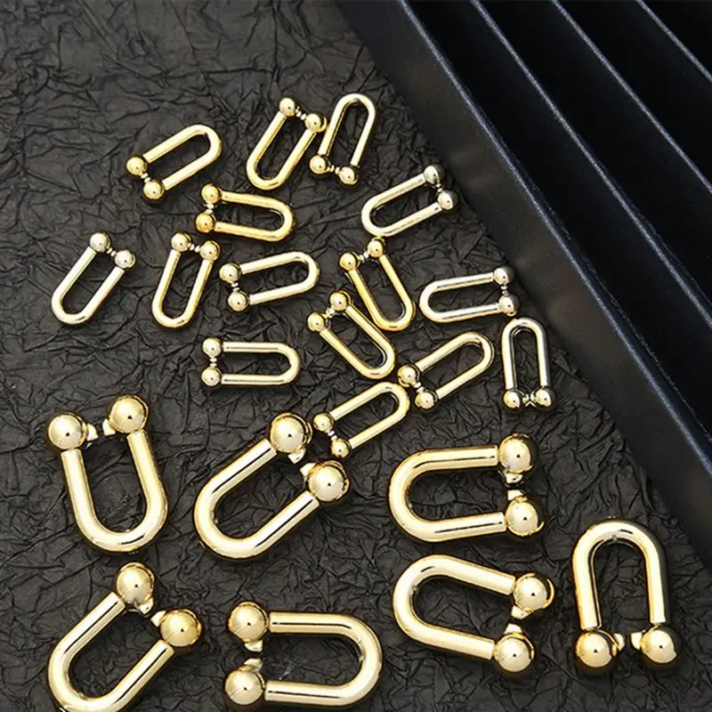 50 pcs/lot Gold Acrylic Buckle Beads DIY Earrings Bracelets Necklace Strap Loops Connector Accessory Acrylic Chains N438-03
50 pcs/lot Gold Acrylic Buckle Beads DIY Earrings Bracelets Necklace Strap Loops Connector Accessory Acrylic Chains N438-03