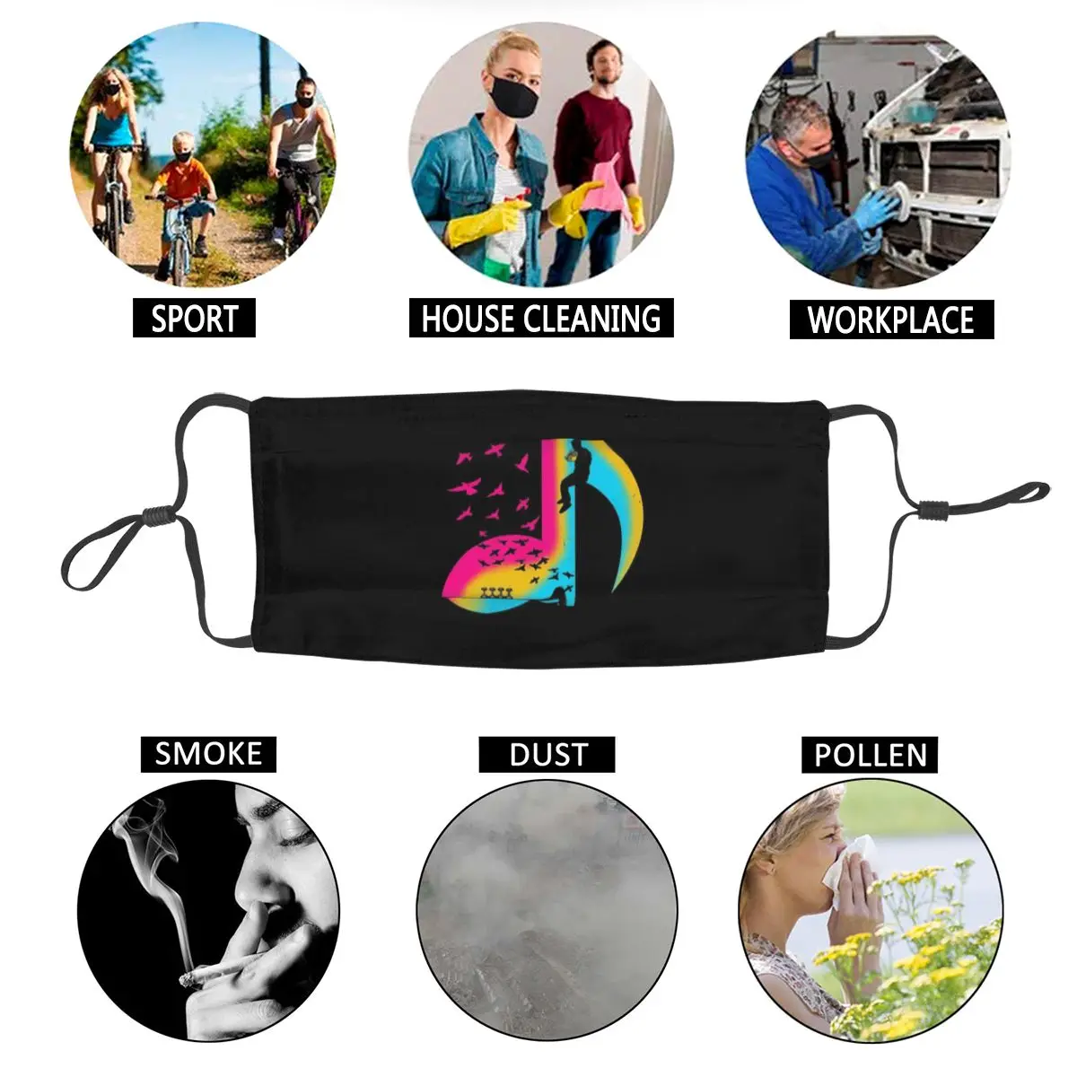 Adult Music Piccolo Trumpet Mask for Face Dustproof Jazz Music Lover Protection Cover Respirator Washable Mouth Muffle
Adult Music Piccolo Trumpet Mask for Face Dustproof Jazz Music Lover Protection Cover Respirator Washable Mouth Muffle
