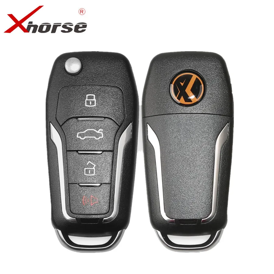 

Xhorse XNFO01EN универсальный пульт дистанционного управления 4 кнопки беспроводной для Ford английская версия 5 шт./лот