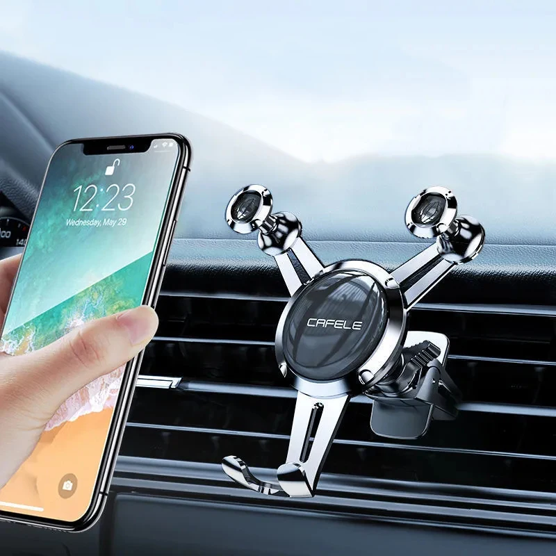 Cafele Car Phone Holder For Phone in Car Air Vent Mount GPS Support Mobile Phone Holder Stand For Huawei iPhone 11 Pro Xiaomi
Cafele Car Phone Holder For Phone in Car Air Vent Mount GPS Support Mobile Phone Holder Stand For Huawei iPhone 11 Pro Xiaomi