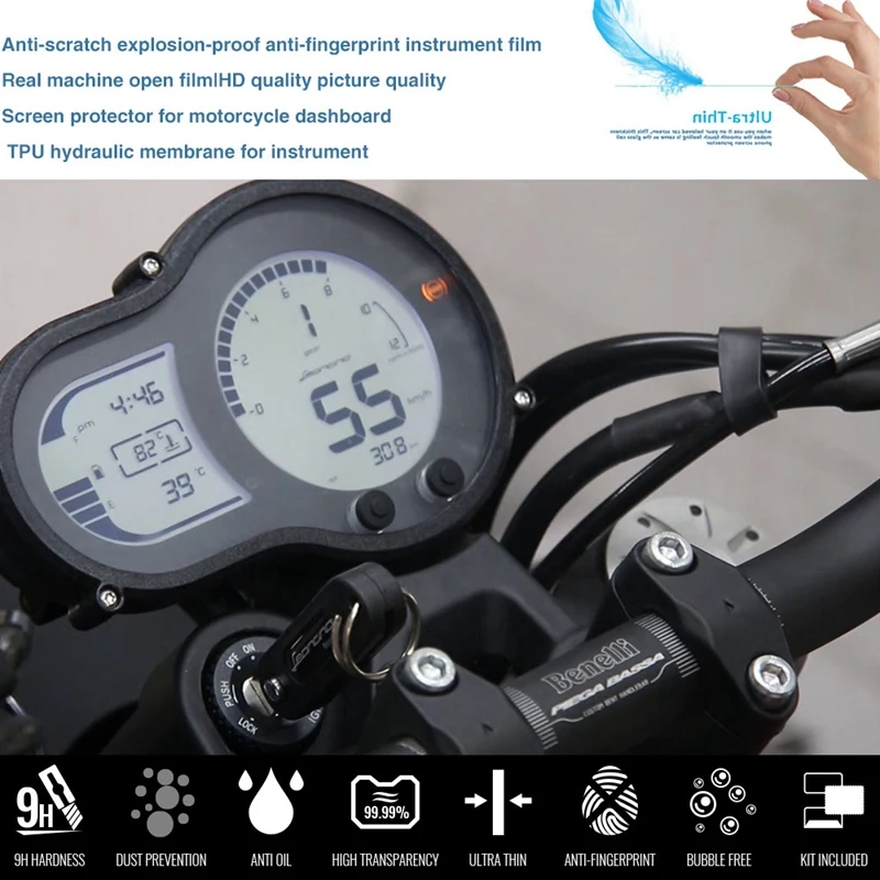 Motorcycle Cluster Scratch Protection Film Screen Protector for Benelli LEONCINO 500 LEONCINO500
Motorcycle Cluster Scratch Protection Film Screen Protector for Benelli LEONCINO 500 LEONCINO500