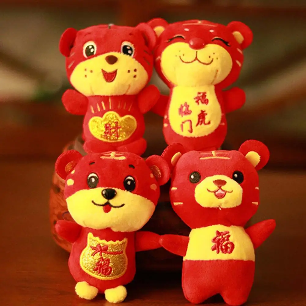 Tiger Plush Toy Cute Collection Chinese Zodiac Tiger Plush Pendant Festive Three-dimensional Embroidery Tiger Mascot Doll
Tiger Plush Toy Cute Collection Chinese Zodiac Tiger Plush Pendant Festive Three-dimensional Embroidery Tiger Mascot Doll