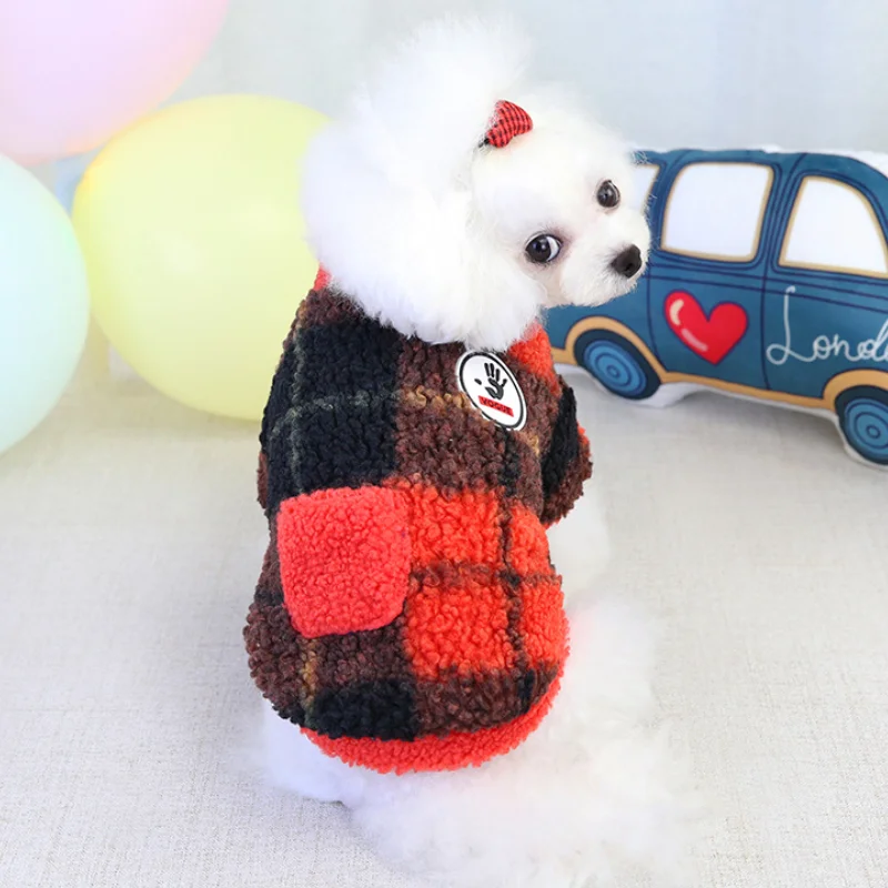 Winter New Warm Pet Dog Clothes Simple Pocket Two-legged Fleece Coat Jacket Small and Medium-sized Dog Velvet Clothes Puppy
Winter New Warm Pet Dog Clothes Simple Pocket Two-legged Fleece Coat Jacket Small and Medium-sized Dog Velvet Clothes Puppy
