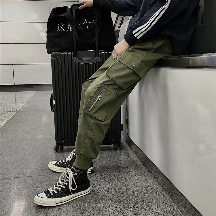 Women Army Green Pocket Sports Cargo Pants For Women Student Fashion Hip Hop Dance Pants Trousers Sweatpants New 2020 
Women Army Green Pocket Sports Cargo Pants For Women Student Fashion Hip Hop Dance Pants Trousers Sweatpants New 2020