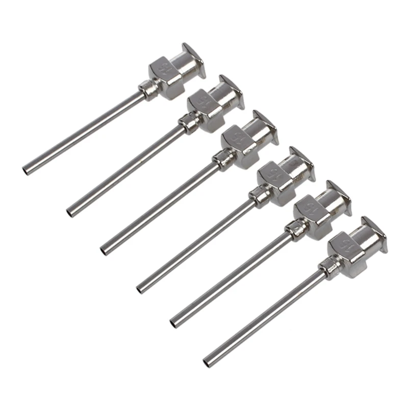 12pcs Stainless Steel Luer Lock Dispensing Needle Tip - 6pcs 12 Gauge & 6pcs 15 Gauge
12pcs Stainless Steel Luer Lock Dispensing Needle Tip - 6pcs 12 Gauge & 6pcs 15 Gauge