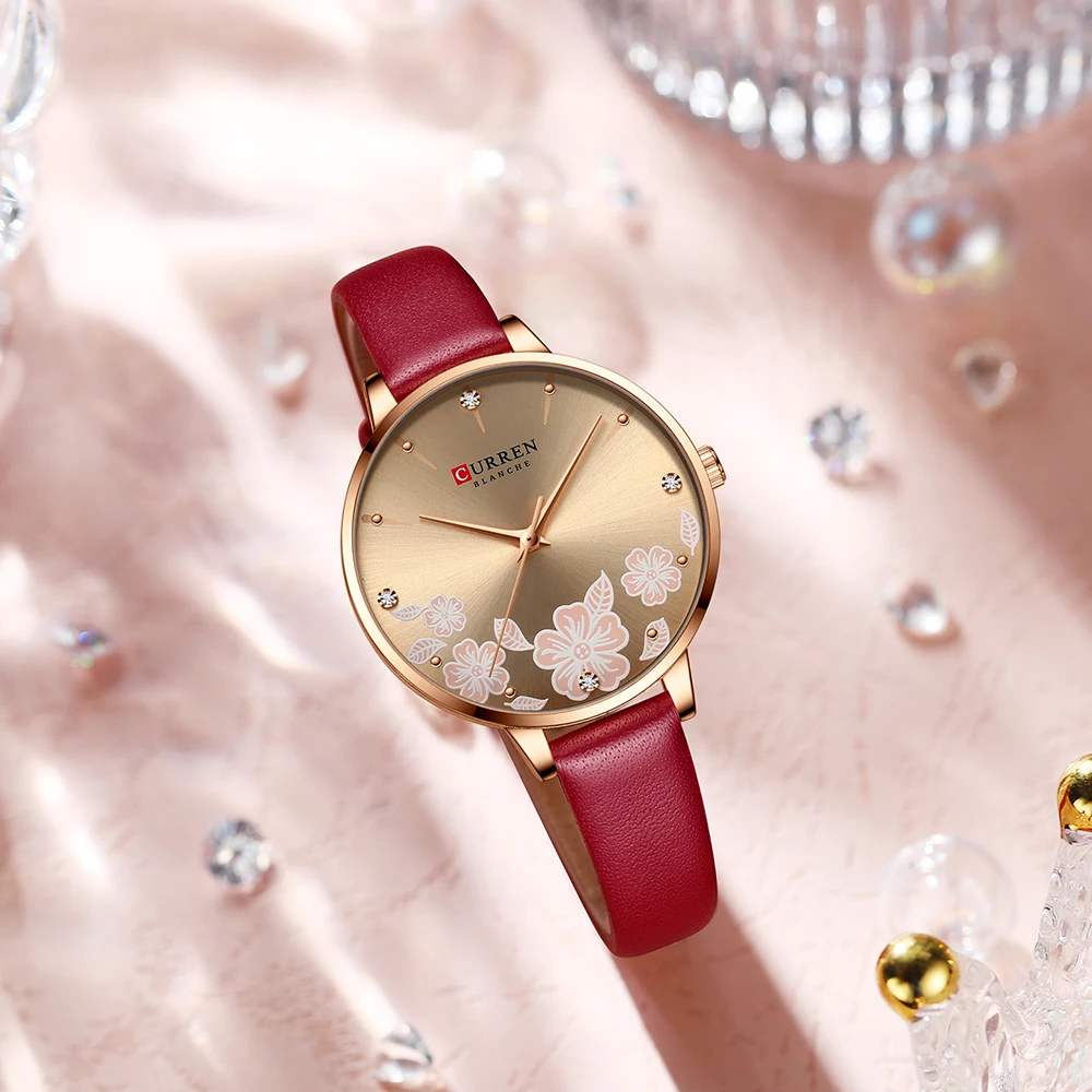 CURREN Watch for women Fashion Casual Luxury Watches Ladies Waterproof Quartz Leather Wristwatch reloj mujer
CURREN Watch for women Fashion Casual Luxury Watches Ladies Waterproof Quartz Leather Wristwatch reloj mujer