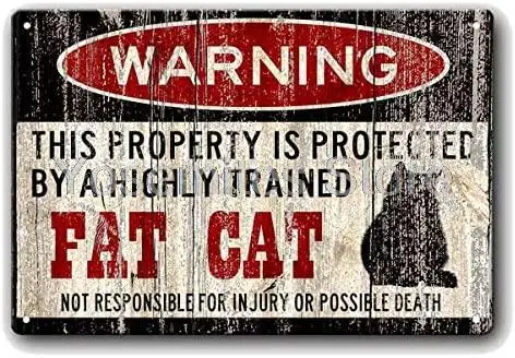 Lustige Fett Katze Zeichen Warnung Vintage Stil Metall Zeichen Eisen Malerei für Indoor & Outdoor Home Bar Kaffee Küche Wand dec
Lustige Fett Katze Zeichen Warnung Vintage Stil Metall Zeichen Eisen Malerei für Indoor & Outdoor Home Bar Kaffee Küche Wand dec