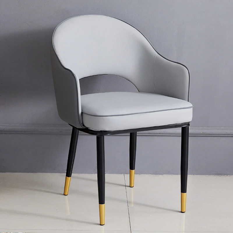 Nordic dining chair home modern minimalist light luxury dining table back chair restaurant leather dining table stool
Nordic dining chair home modern minimalist light luxury dining table back chair restaurant leather dining table stool