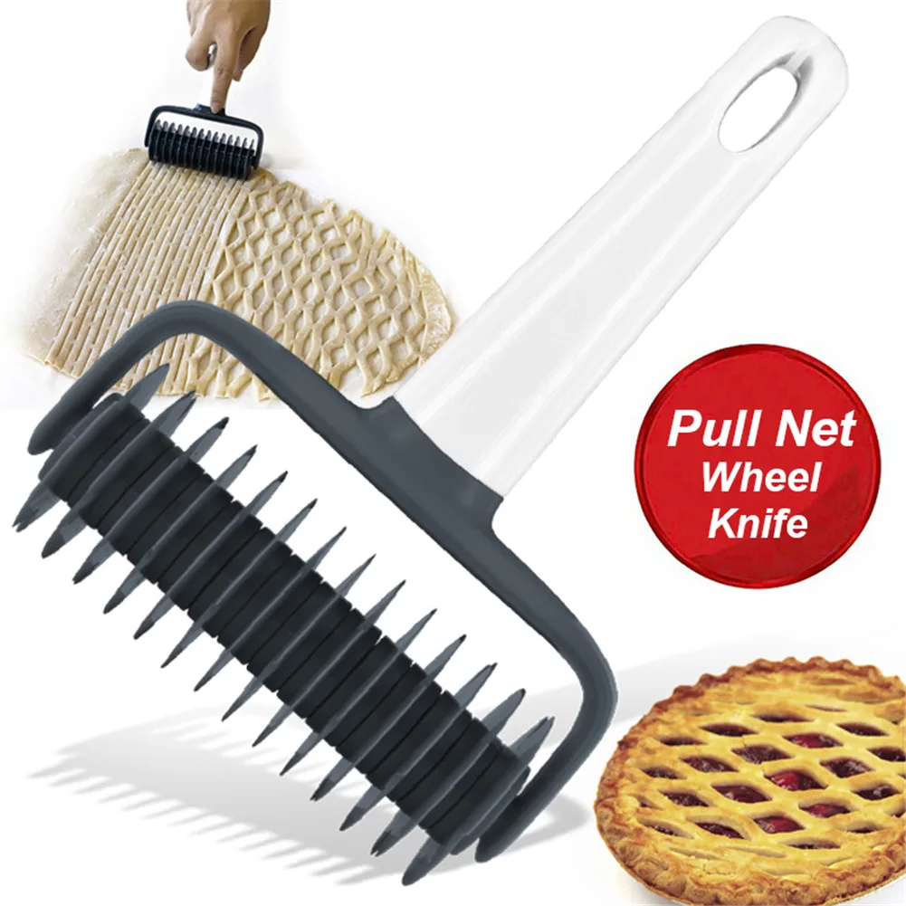High Quality Pie Pizza Cookie Cutter Pastry Plastic Baking Tools Bakeware Embossing Dough Roller Lattice Cutter Craft
High Quality Pie Pizza Cookie Cutter Pastry Plastic Baking Tools Bakeware Embossing Dough Roller Lattice Cutter Craft