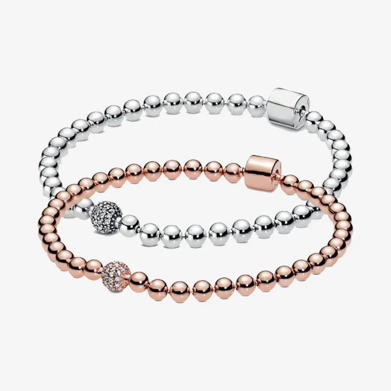 Authentic S925 Sterling Silver Sparkle Beaded Bracelet For Women Diy Jewelry Original Charm
Authentic S925 Sterling Silver Sparkle Beaded Bracelet For Women Diy Jewelry Original Charm