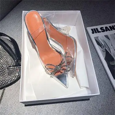Ollymurs Transparent PVC Sandals Women Butterfly-kont Crystal Decor Pumps Hot Designer Slingbacks Genuine Leather Shoes Woman
Ollymurs Transparent PVC Sandals Women Butterfly-kont Crystal Decor Pumps Hot Designer Slingbacks Genuine Leather Shoes Woman