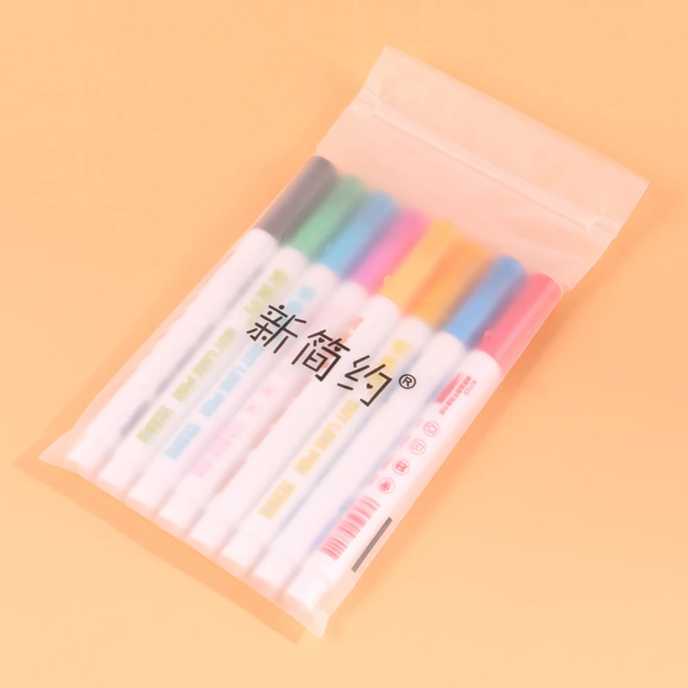 8Pcs/Set Double Lines Contour Color Art Pens Markers Pen Magic Out Line Pen Highlighter Drawing Doodling School Supplies
8Pcs/Set Double Lines Contour Color Art Pens Markers Pen Magic Out Line Pen Highlighter Drawing Doodling School Supplies