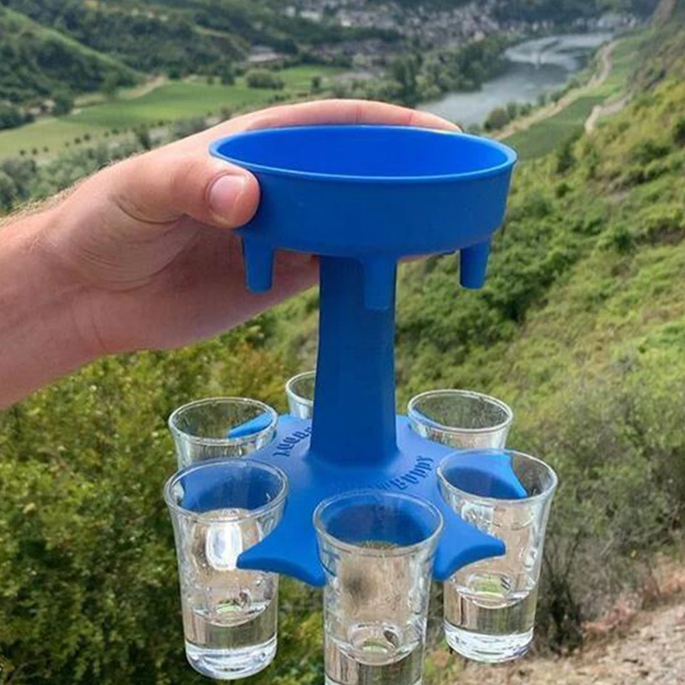 Glass Dispenser and Holder/Liquor Party Gifts NEW