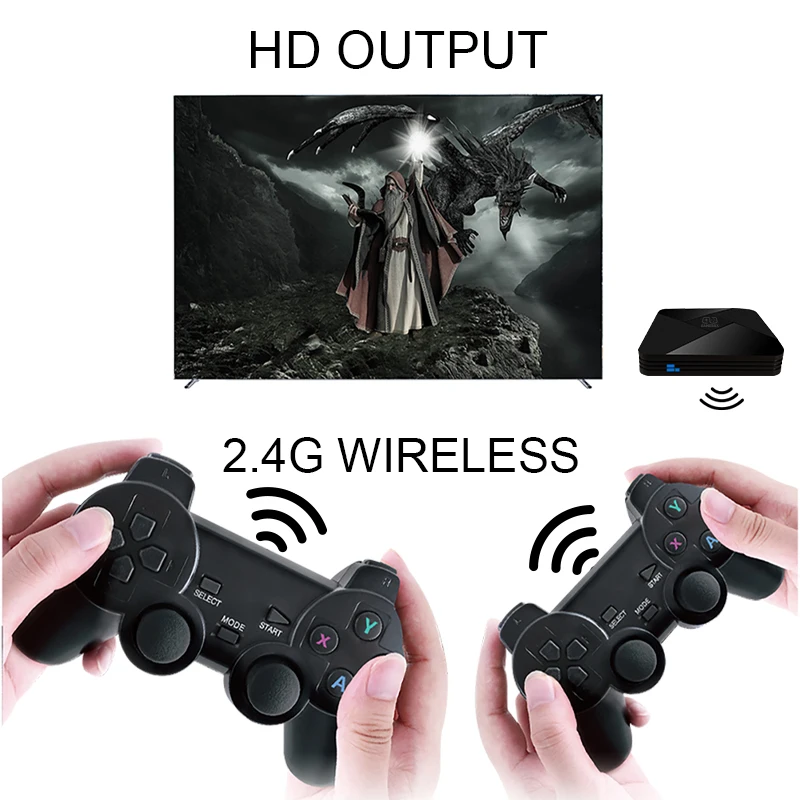 Игровая приставка, Wi-Fi, 4K, эмулятор видеоконсоли, подходит для телевизора/монитора/проектора сверхвысокой четкости 4K, 6000 + игр, подключение HD/...
Игровая приставка, Wi-Fi, 4K, эмулятор видеоконсоли, подходит для телевизора/монитора/проектора сверхвысокой четкости 4K, 6000 + игр, подключение HD/...