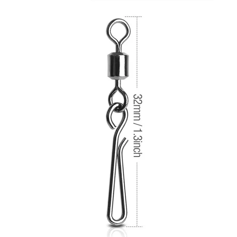 10/20/50pcs Fishing Swivels Connector 2#-10# Interlock Pin Snap Rolling Swivel For Fishhook Lure Carp Fishing Accessories New
10/20/50pcs Fishing Swivels Connector 2#-10# Interlock Pin Snap Rolling Swivel For Fishhook Lure Carp Fishing Accessories New