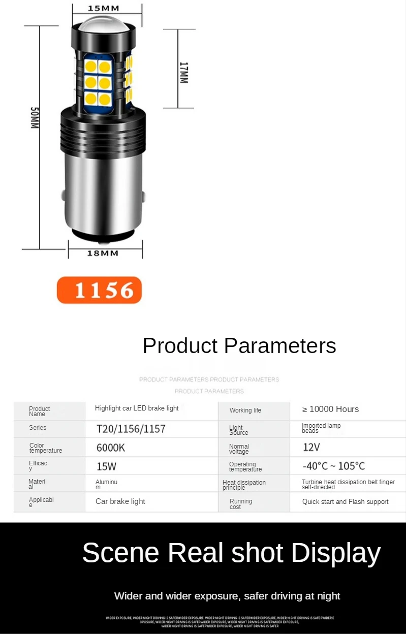 2Pcs T15 1157 T20 Led Bulb W16W Led Canbus 7740 Lamp 1000LM 3030SMD Super Bright Car Reverse Backup Lights 6500K White 12V Auto
2Pcs T15 1157 T20 Led Bulb W16W Led Canbus 7740 Lamp 1000LM 3030SMD Super Bright Car Reverse Backup Lights 6500K White 12V Auto
