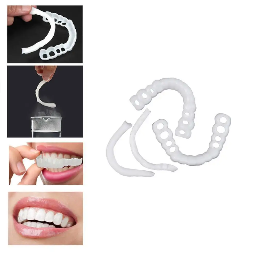 Комплект из 2 предметов для отбеливания зубов поддельные зуб крышки свободный