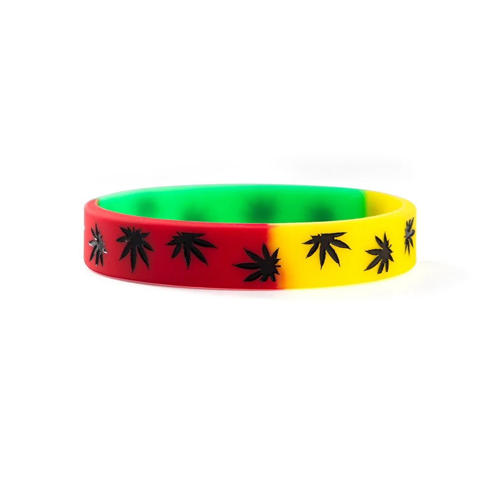 2021 Fashion Hemp Leaf Bracelet Maple Leaf Silicone Rubber Band Sports Wristbands Unsex Hand Bangle for Men Women Jewelry Gifts
2021 Fashion Hemp Leaf Bracelet Maple Leaf Silicone Rubber Band Sports Wristbands Unsex Hand Bangle for Men Women Jewelry Gifts