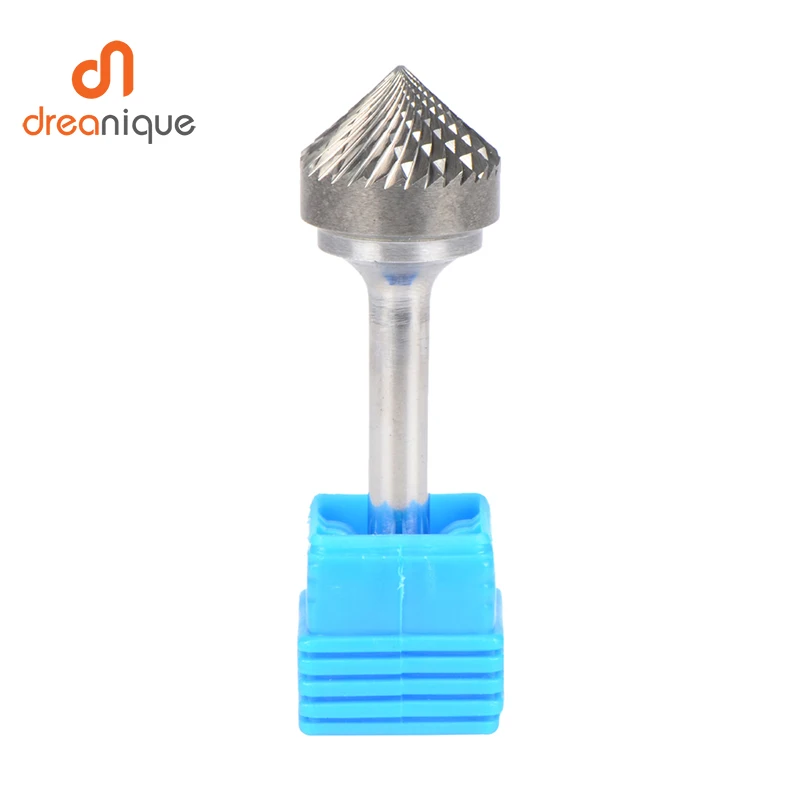 Tungsten carbide K type cone 90 degree 19*9mm rotary burr file cutter grinding and abrasive tool K190906 6mm shank milling tools
Tungsten carbide K type cone 90 degree 19*9mm rotary burr file cutter grinding and abrasive tool K190906 6mm shank milling tools