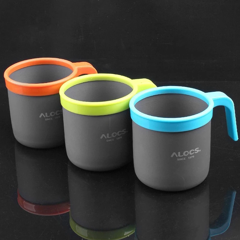 ALOCS 405ML Outdoor Metal Cup Portable Camping Cup Outdoor Coffee Cup Outdoor Tableware Hiking Camping Equipment
ALOCS 405ML Outdoor Metal Cup Portable Camping Cup Outdoor Coffee Cup Outdoor Tableware Hiking Camping Equipment