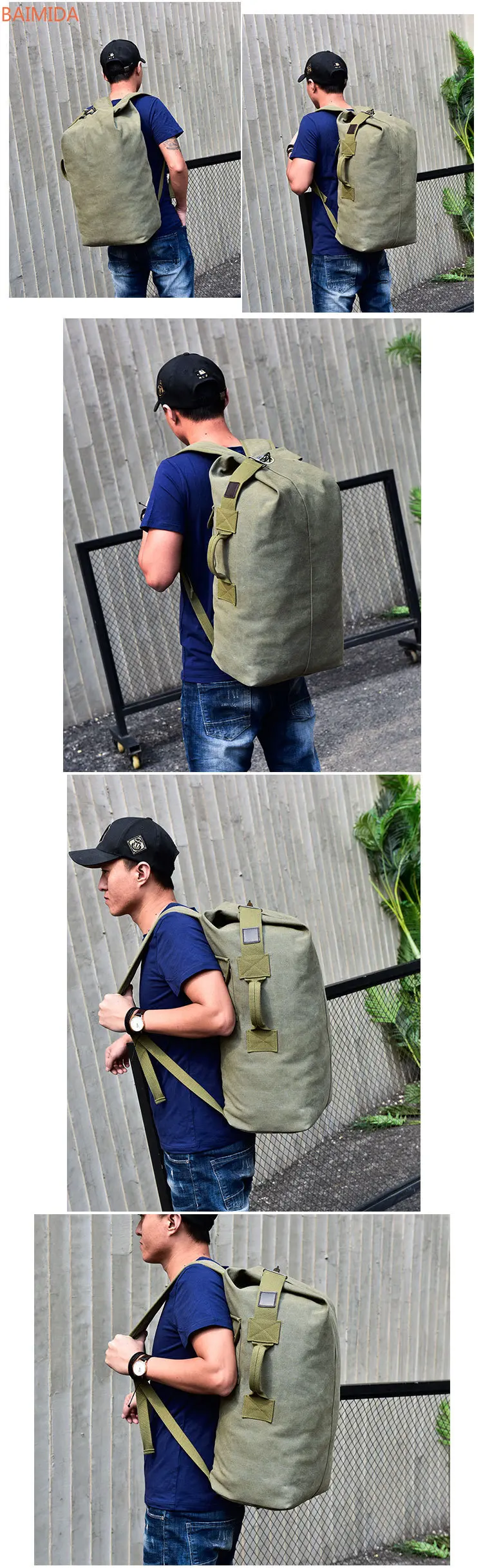 Fashion large-capacity travel backpack men's outdoor travel sports bag trend canvas men mochilas para hombre mochila moto
Fashion large-capacity travel backpack men's outdoor travel sports bag trend canvas men mochilas para hombre mochila moto