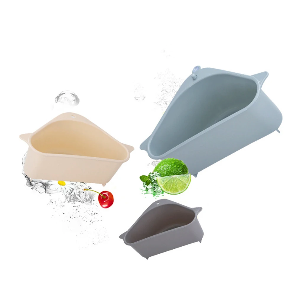1PC Kitchen Triangular Sink Strainer Drain Fruit Vegetable Drainer Sponge Rack Storage Tool Basket Suction Cup Sink Filter Shelf
1PC Kitchen Triangular Sink Strainer Drain Fruit Vegetable Drainer Sponge Rack Storage Tool Basket Suction Cup Sink Filter Shelf