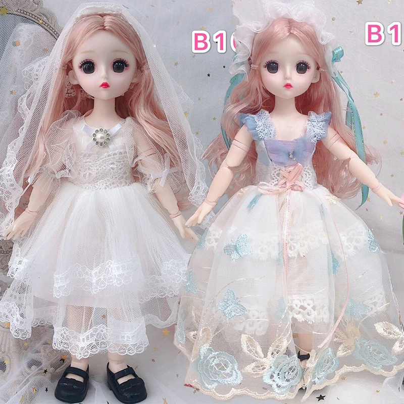 30 см красота BJD Кукла Принцесса Маленькая девочка платье куклы 15 подвижные шарнирные куклы Bjd игрушки ручной работы Макияж DIY игрушка подаро...
30 см красота BJD Кукла Принцесса Маленькая девочка платье куклы 15 подвижные шарнирные куклы Bjd игрушки ручной работы Макияж DIY игрушка подаро...