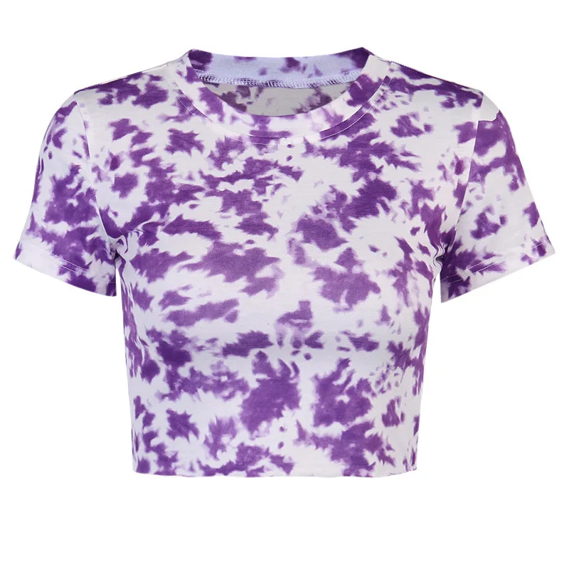 MINGLIUSILI Y2k Vintage T Shirt Fashion Tie-dye Tops Women 2021 Summer Cropped Tee Shirt Purple Short Sleeve T Shirt Women
MINGLIUSILI Y2k Vintage T Shirt Fashion Tie-dye Tops Women 2021 Summer Cropped Tee Shirt Purple Short Sleeve T Shirt Women