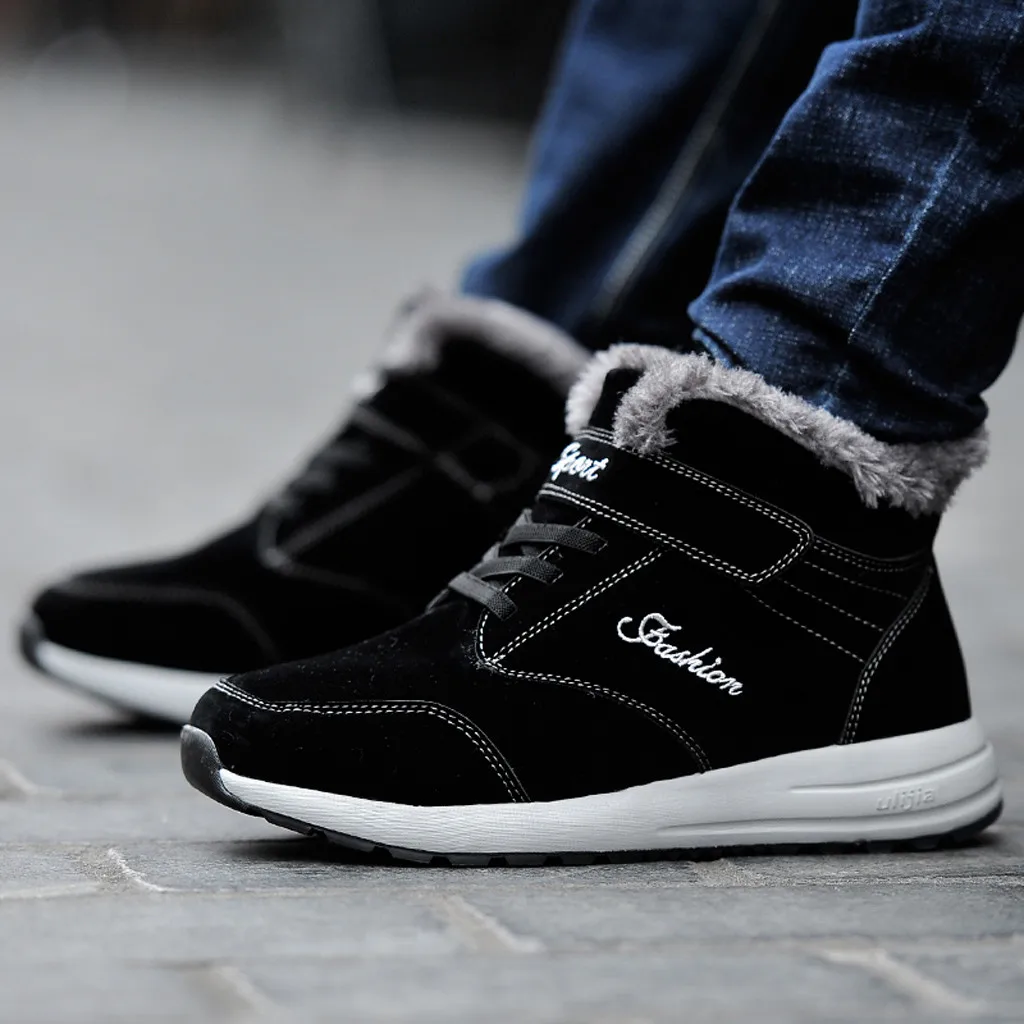 Sports style casual women men work & safety boots snow plus velvet mid sole warm soft male shoes simple style
Sports style casual women men work & safety boots snow plus velvet mid sole warm soft male shoes simple style