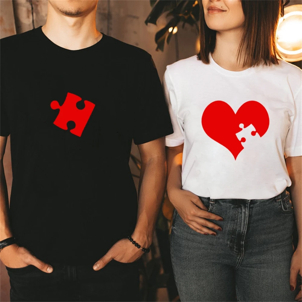 Missing Piece Puzzle Couple Matching T-shirt Funny Valentine's Day Top Tee Girlfriend Boyfriend Valentines Gift Tshirt TX5508
Missing Piece Puzzle Couple Matching T-shirt Funny Valentine's Day Top Tee Girlfriend Boyfriend Valentines Gift Tshirt TX5508