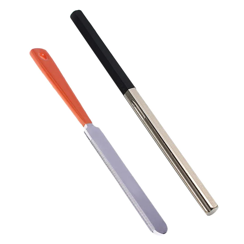 2Pcs Guitar Fret Tools Crowning File Fret Dressing File with 3 Size Edges + Narrow Dual Edge File for Guitar Polishing Tools Gui
2Pcs Guitar Fret Tools Crowning File Fret Dressing File with 3 Size Edges + Narrow Dual Edge File for Guitar Polishing Tools Gui