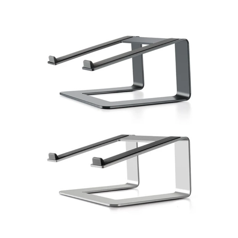 Ergonomic Laptop Stand Portable Computer Riser Bracket 11-17" Cooler Silver Gray
Ergonomic Laptop Stand Portable Computer Riser Bracket 11-17" Cooler Silver Gray
