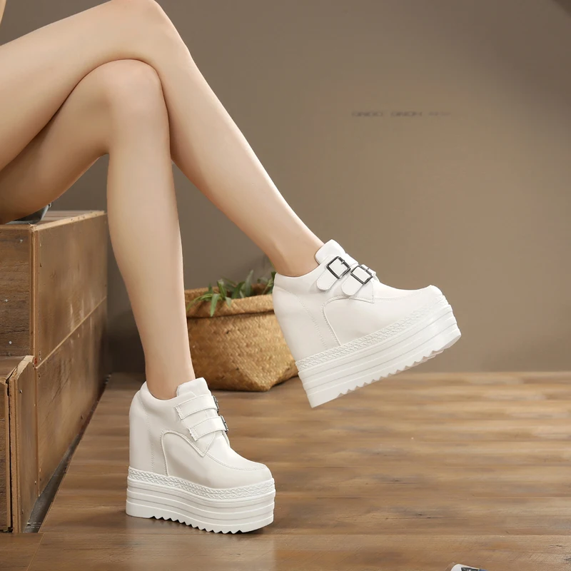 Platforms Womens Shoes Harajuku High Heels 13CM Wedges Shoes for Women Casual White Chunky Shoes Ladies New Thick Sole Loafers
Platforms Womens Shoes Harajuku High Heels 13CM Wedges Shoes for Women Casual White Chunky Shoes Ladies New Thick Sole Loafers