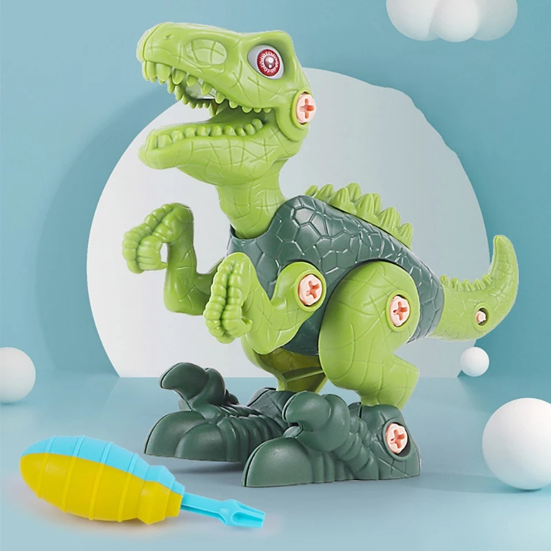 DIY Disassembly Dinosaur Model Assembled Puzzle Building Blocks Kids Children Skills Training Early Educational Toys
DIY Disassembly Dinosaur Model Assembled Puzzle Building Blocks Kids Children Skills Training Early Educational Toys