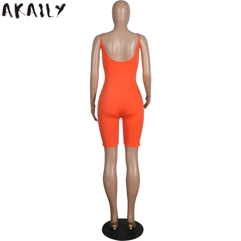 Akaily Summer Solid Sleeveless Backless Rompers Womens Short Jumpsuit Letter Print Spaghetti Strap Bodycon Playsuit Female 2021
Akaily Summer Solid Sleeveless Backless Rompers Womens Short Jumpsuit Letter Print Spaghetti Strap Bodycon Playsuit Female 2021