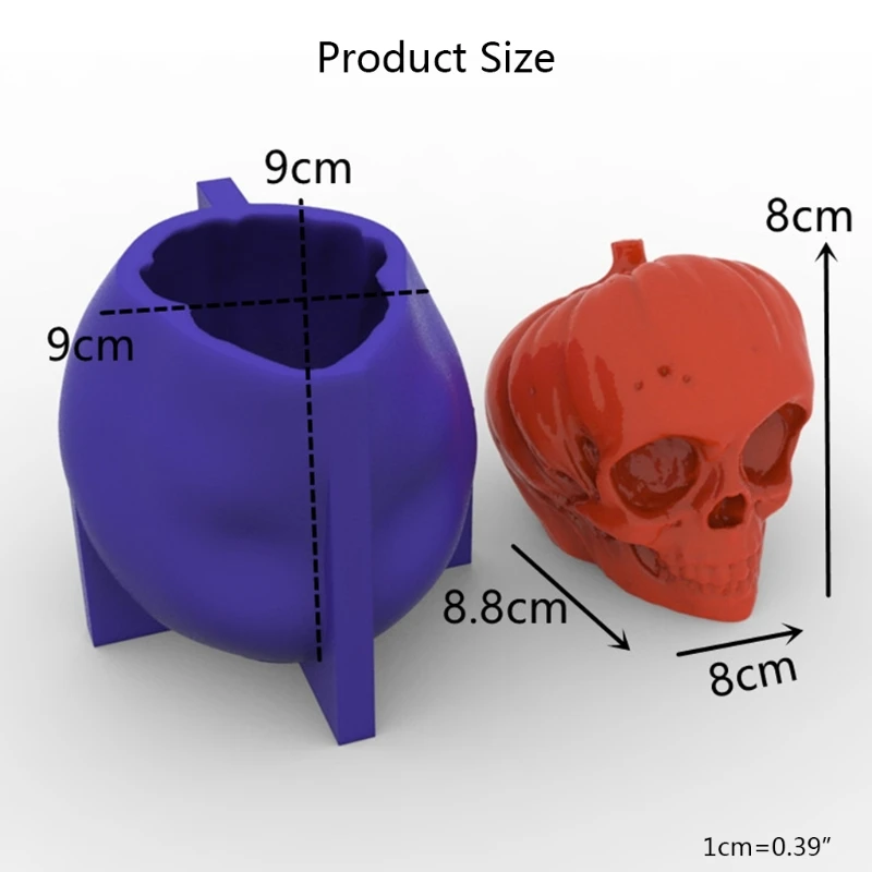 066C Halloween Pumpkin Skull Candle Resin Mold Aromatherapy Plaster Silicone Mould
066C Halloween Pumpkin Skull Candle Resin Mold Aromatherapy Plaster Silicone Mould