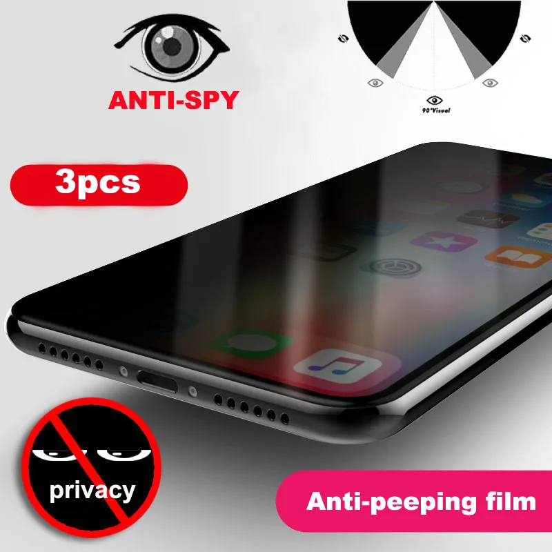 Антишпионское закаленное стекло для iPhone 12 Pro Max Mini XS MAX XR, Защитное стекло для экрана частного назначения для iPhone 11 Pro, 6, 7, 8 Plus, 3 упаковки
Антишпионское закаленное стекло для iPhone 12 Pro Max Mini XS MAX XR, Защитное стекло для экрана частного назначения для iPhone 11 Pro, 6, 7, 8 Plus, 3 упаковки